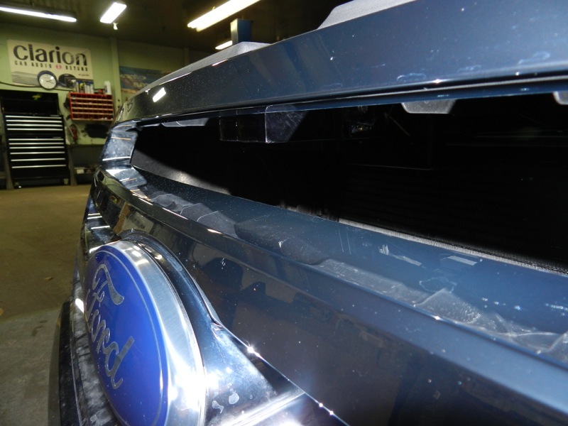 Custom Installed Radar Detector in 2014 Ford Expedition