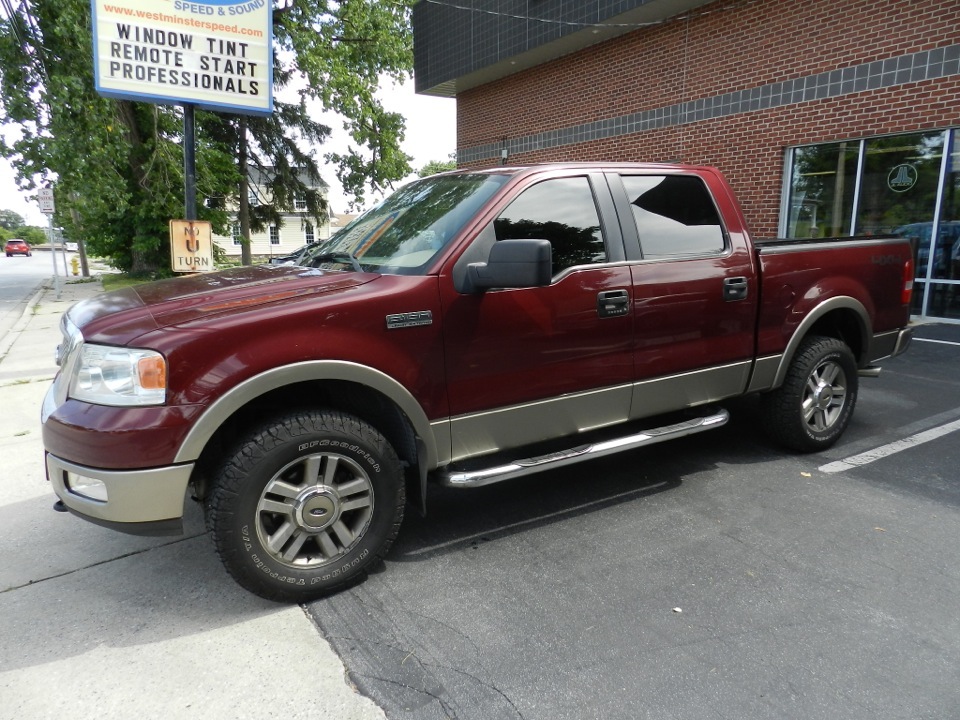 Ford F150 Window Tint Matches Front Windows To Factory
