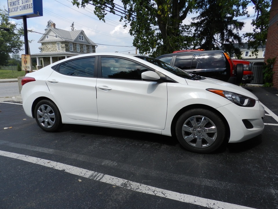 Hyundai Elantra Window Tint Client Travels From Hanover PA