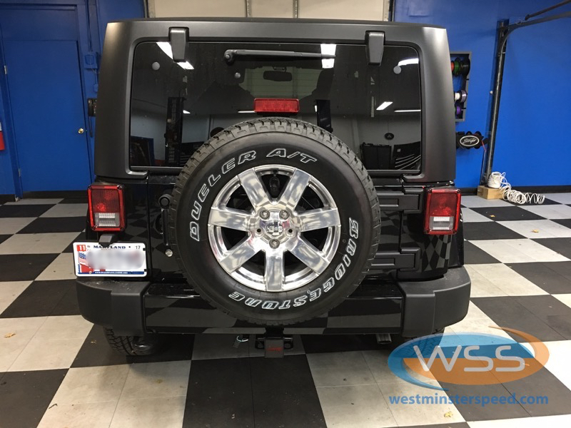 Jeep Wrangler Backup Camera Integrated Seamlessly