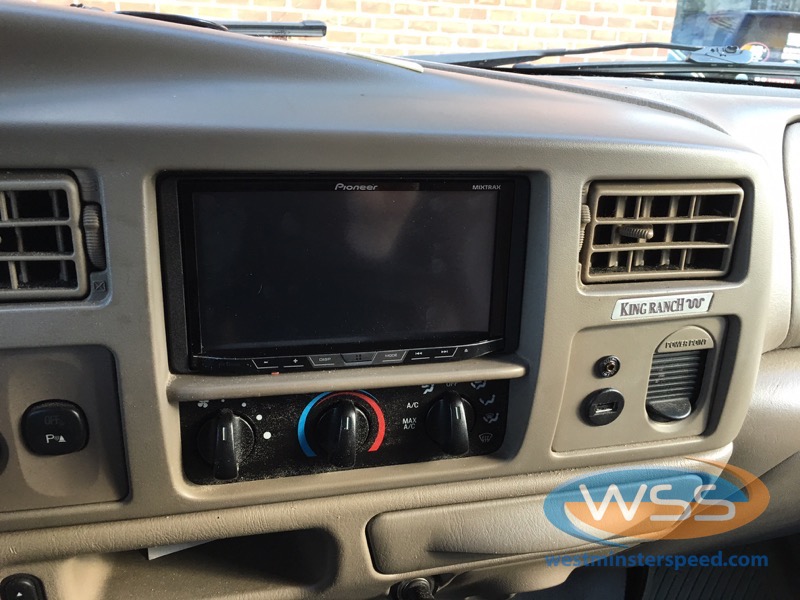 Pioneer InDash, Backup Camera and SiriusXM for F350