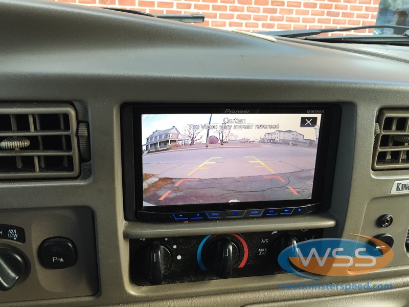 Pioneer InDash, Backup Camera and SiriusXM for F350