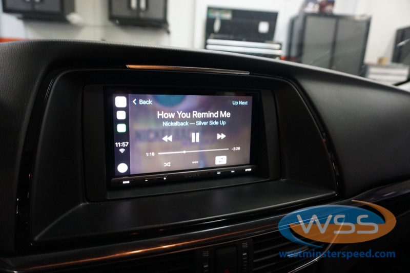 2014 Mazda 6 Gets Sony XAVAX5000 CarPlay & Camera Upgrade
