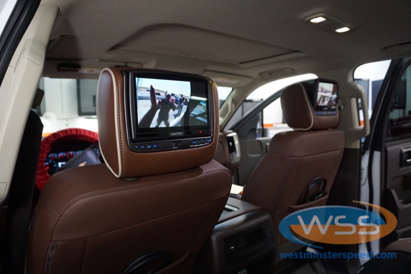 Rear Seat Video Entertainment for Westminster Silverado 3500
